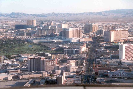 Las Vegas - Blick auf The Strip (Las Vegas Boulevard)