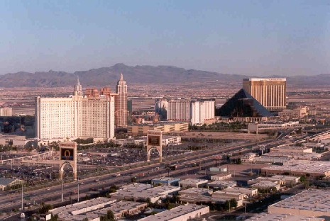 Blick auf Las Vegas