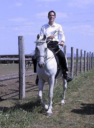 Zwei frhliche Freunde - Schimmel und Gerhard
